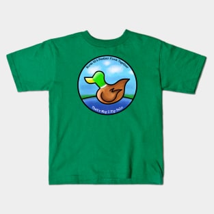 Duck - Flying Solo Kids T-Shirt